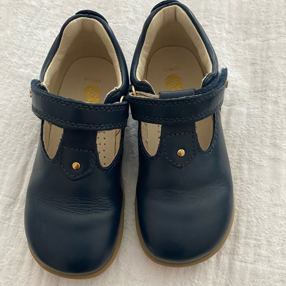 Bobux Girls Navy Louise Size 25
